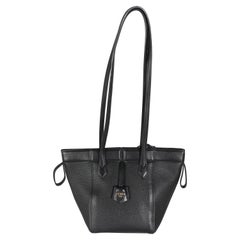 Fendi Black Vitello Mini Origami Tote
