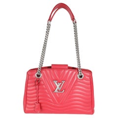 Louis Vuitton Ecarlate Calfskin New Wave Chain Tote