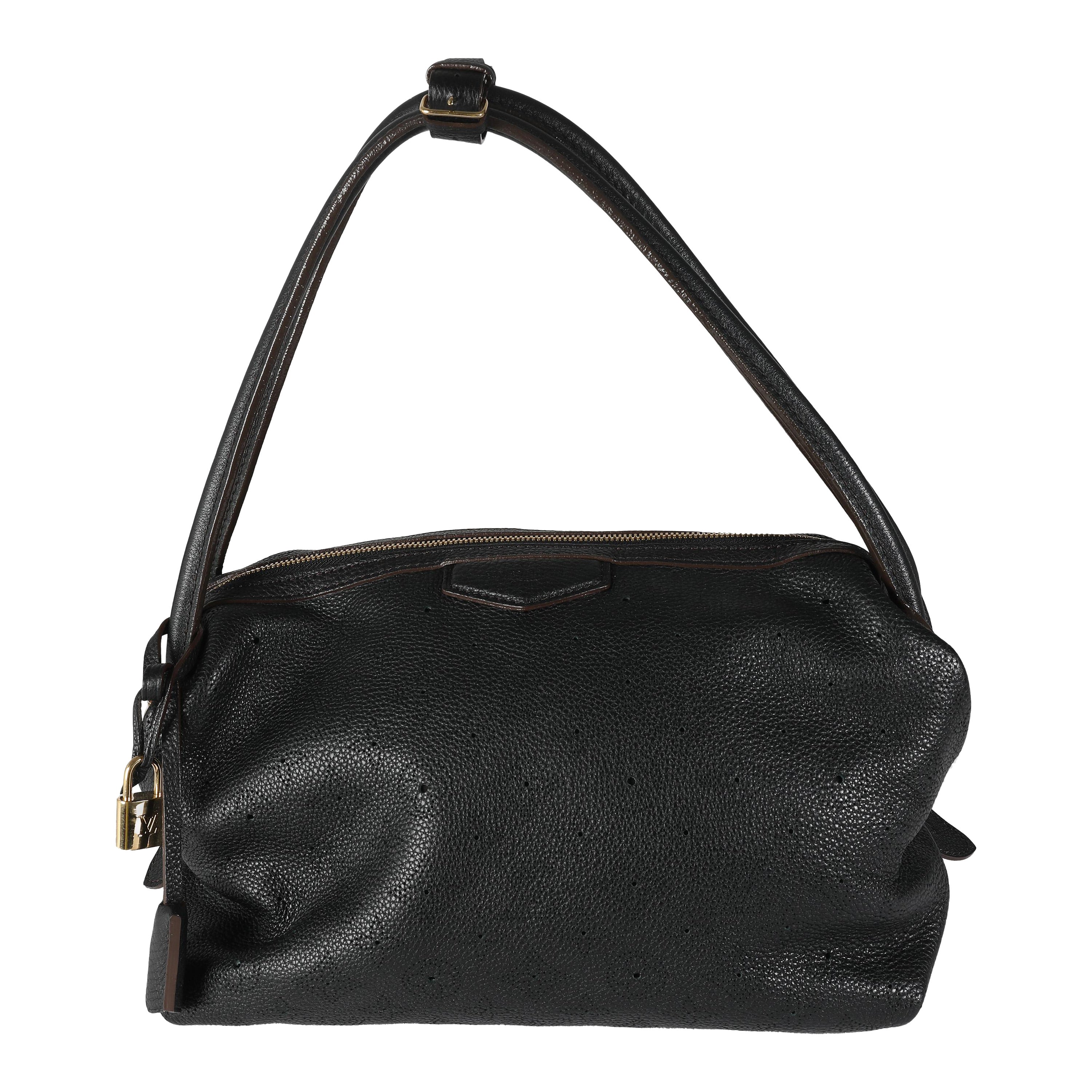 Louis Vuitton Black Monogram Mahina Galatea PM For Sale