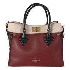 Louis Vuitton Wine Monogram Canvas On My Side MM