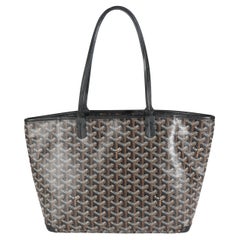 Goyard Black Goyardine Canvas Artois PM