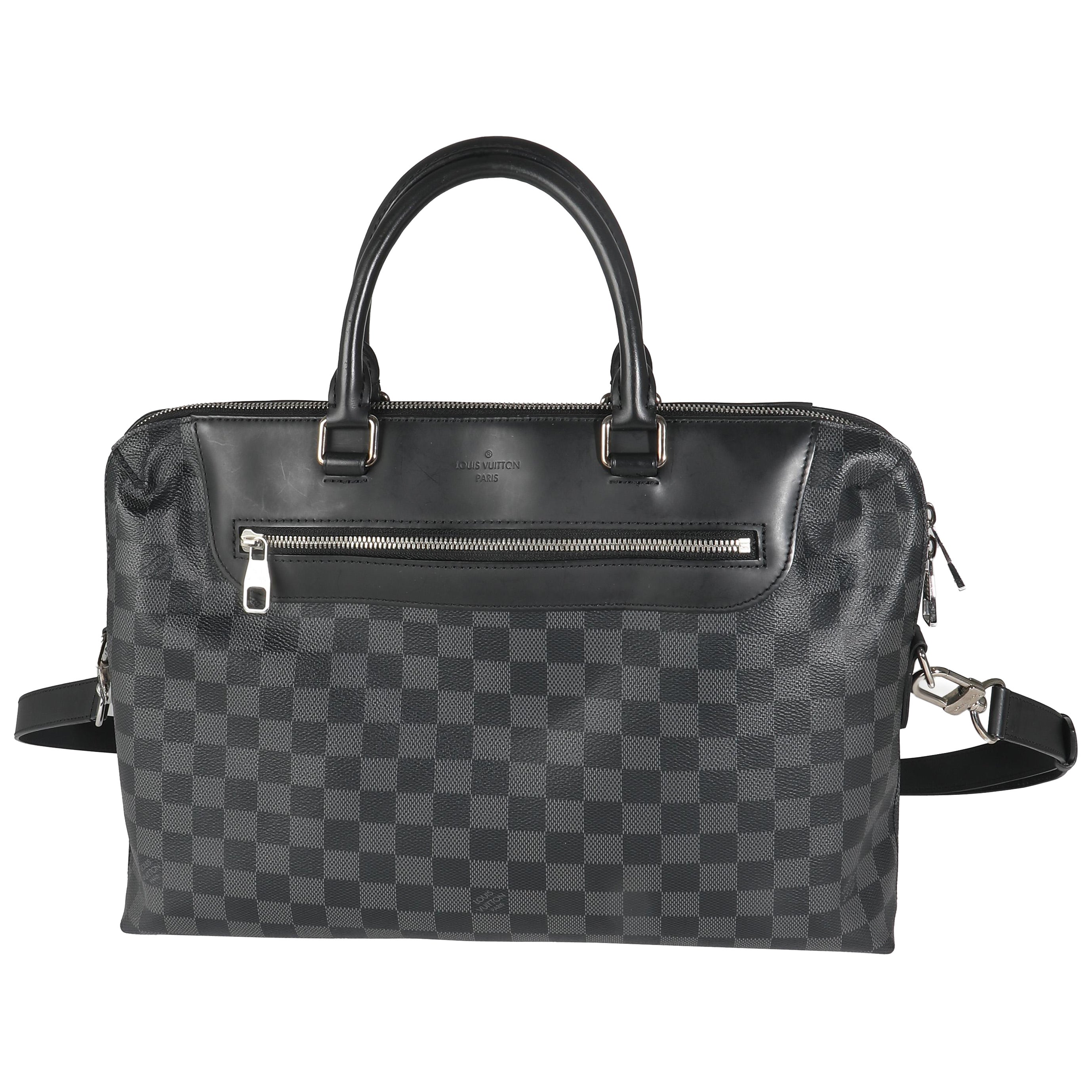 Louis Vuitton Damier Graphite Canvas Porte Documents Jour NM For Sale