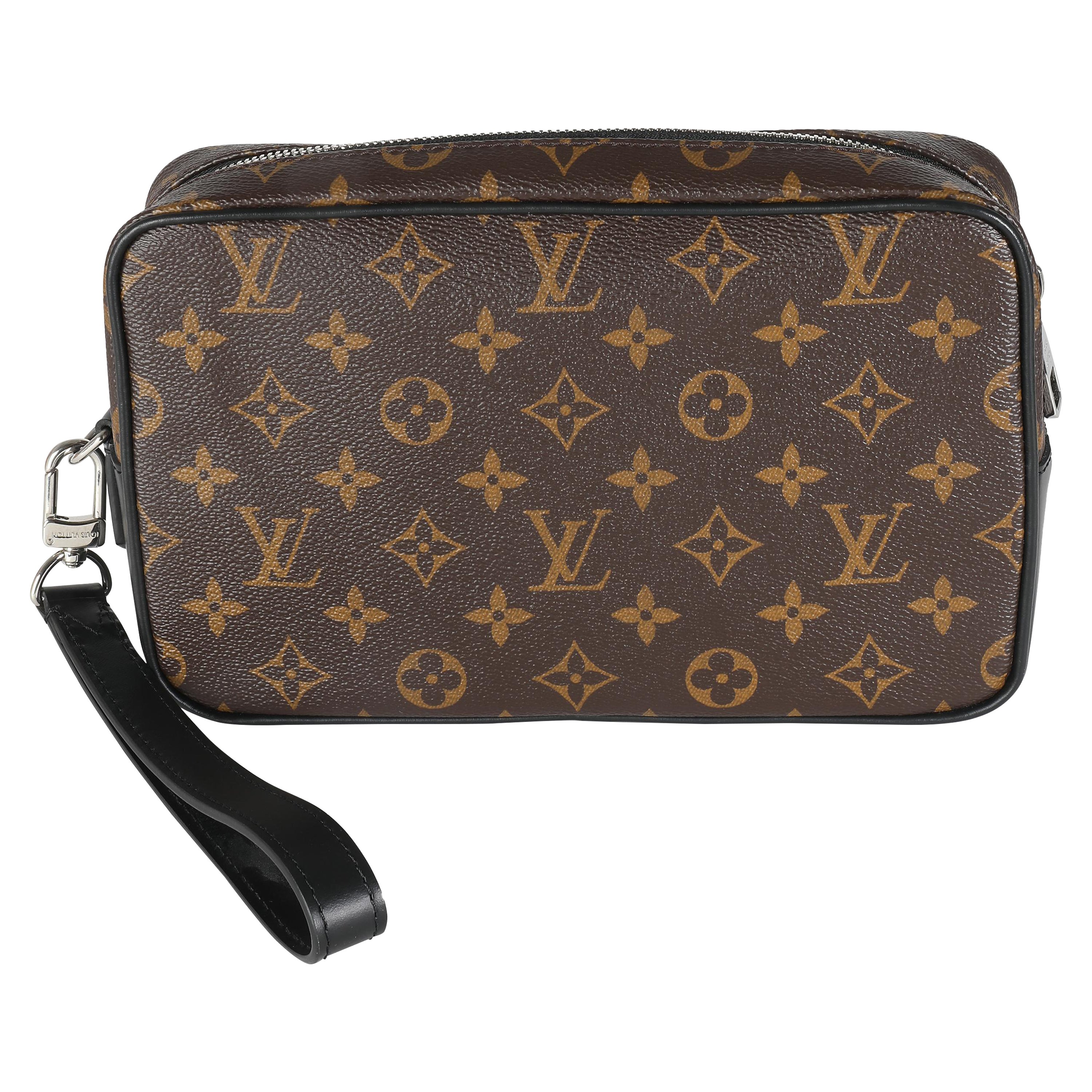 Louis Vuitton Monogramm Makassar-Leinwand Kasai Clutch im Angebot