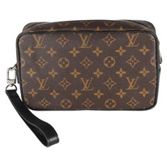 Louis Vuitton Monogram Macassar Canvas Kasai Clutch
