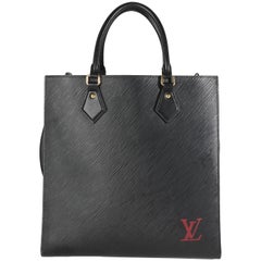 Louis Vuitton Black Epi Sac Plat PM