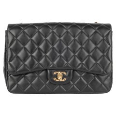 Chanel Black Lamb Leather Classic Bag