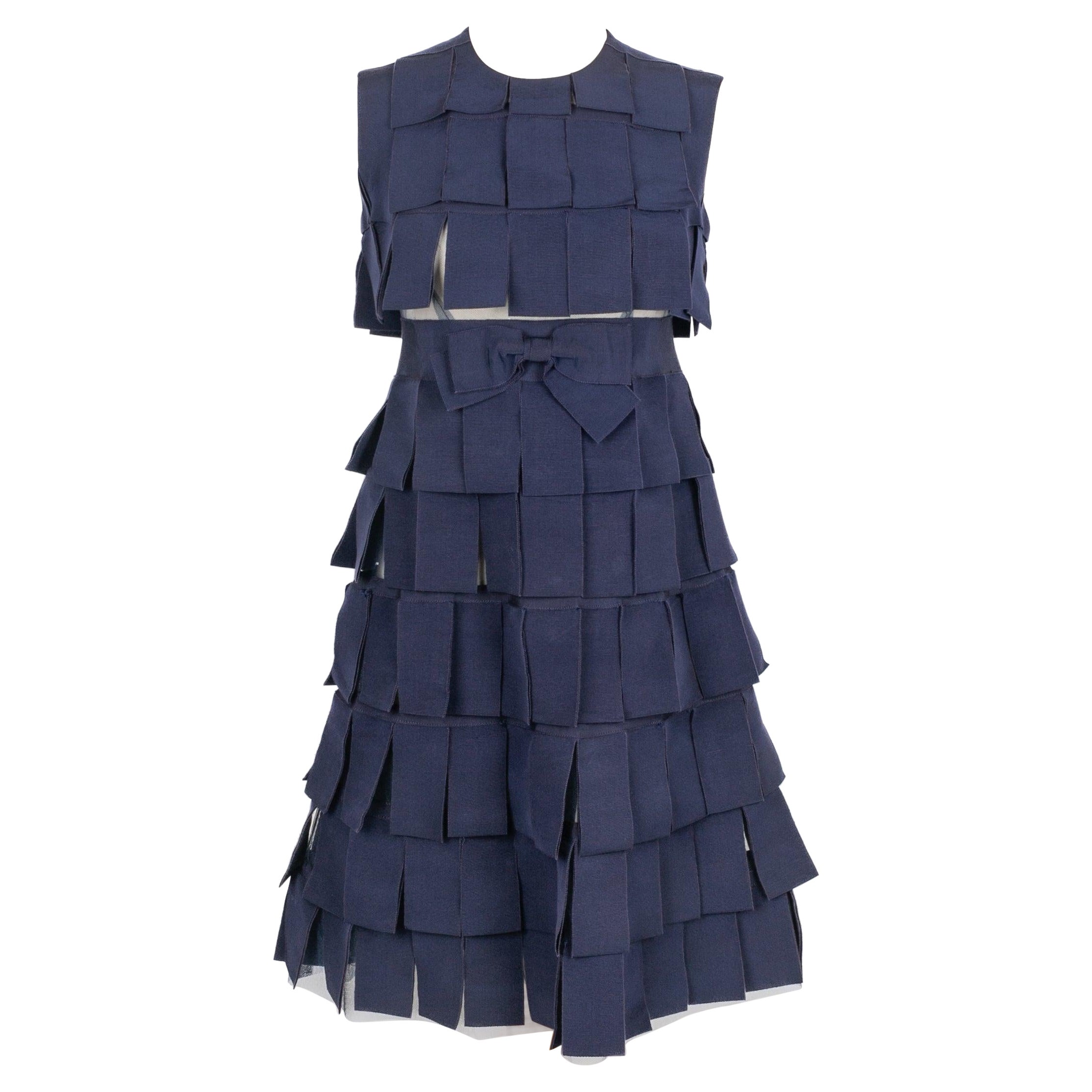 Haute Couture Vintage Dress, 1965 For Sale
