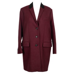 Givenchy  Manteau en laine prune