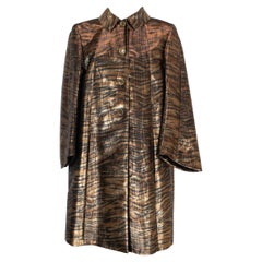 Abrigo Lamé Tono Dorado Christian Lacroix