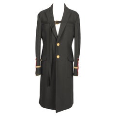 Manteau mi-long noir pour homme Givenchy