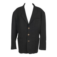 Jean-Paul Gaultier Black Canvas Men Jacket