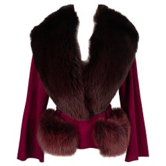 Christian Dior Plum New Wool Jacket, 2007