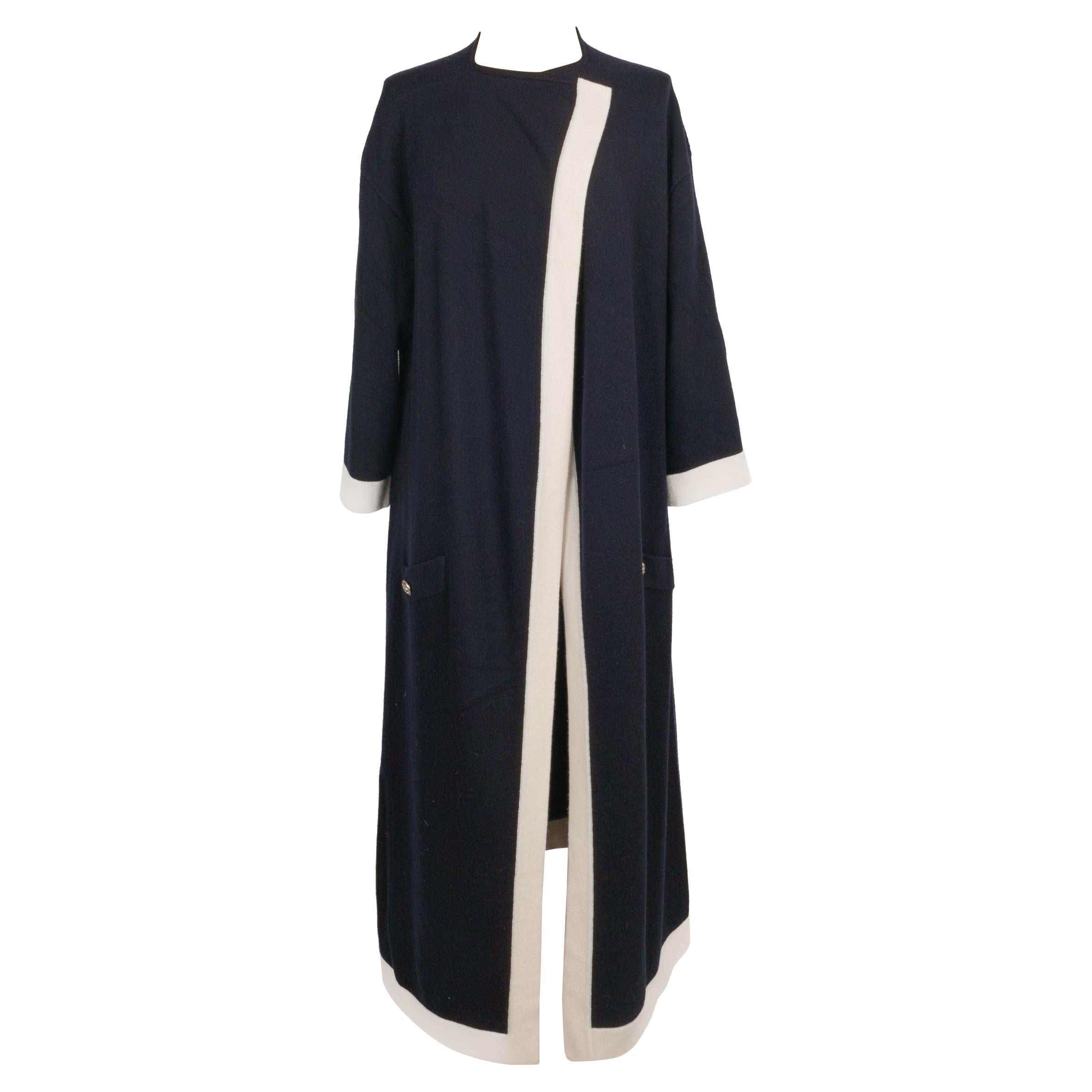 Cardigan long en cachemire Chanel