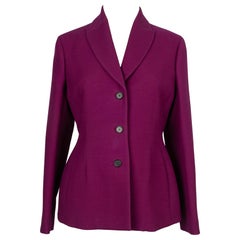 Christian Dior Plum-color Suit Jacket