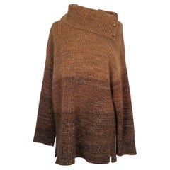 Pull long Escada en laine et mohair mélangés