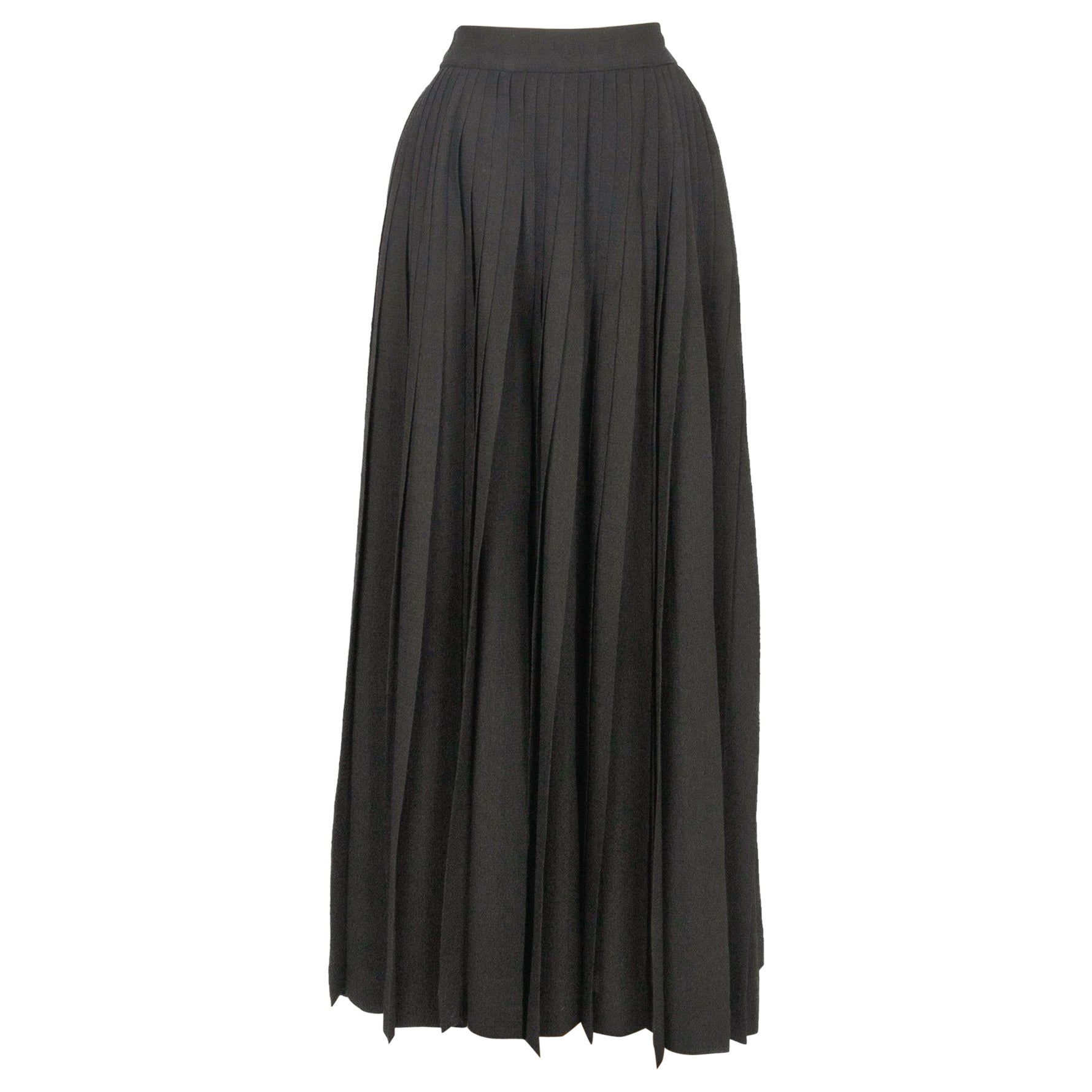 Chanel Long Pleated Skirt Haute Couture For Sale