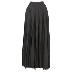 Vintage Chanel Long Pleated Skirt Haute Couture