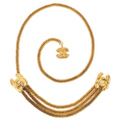 Chanel Golden Metal Chain Belt, 1990s