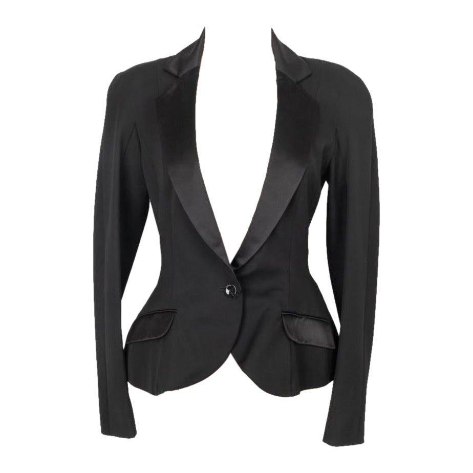 Giacca di lana nera Christian Dior, 2005