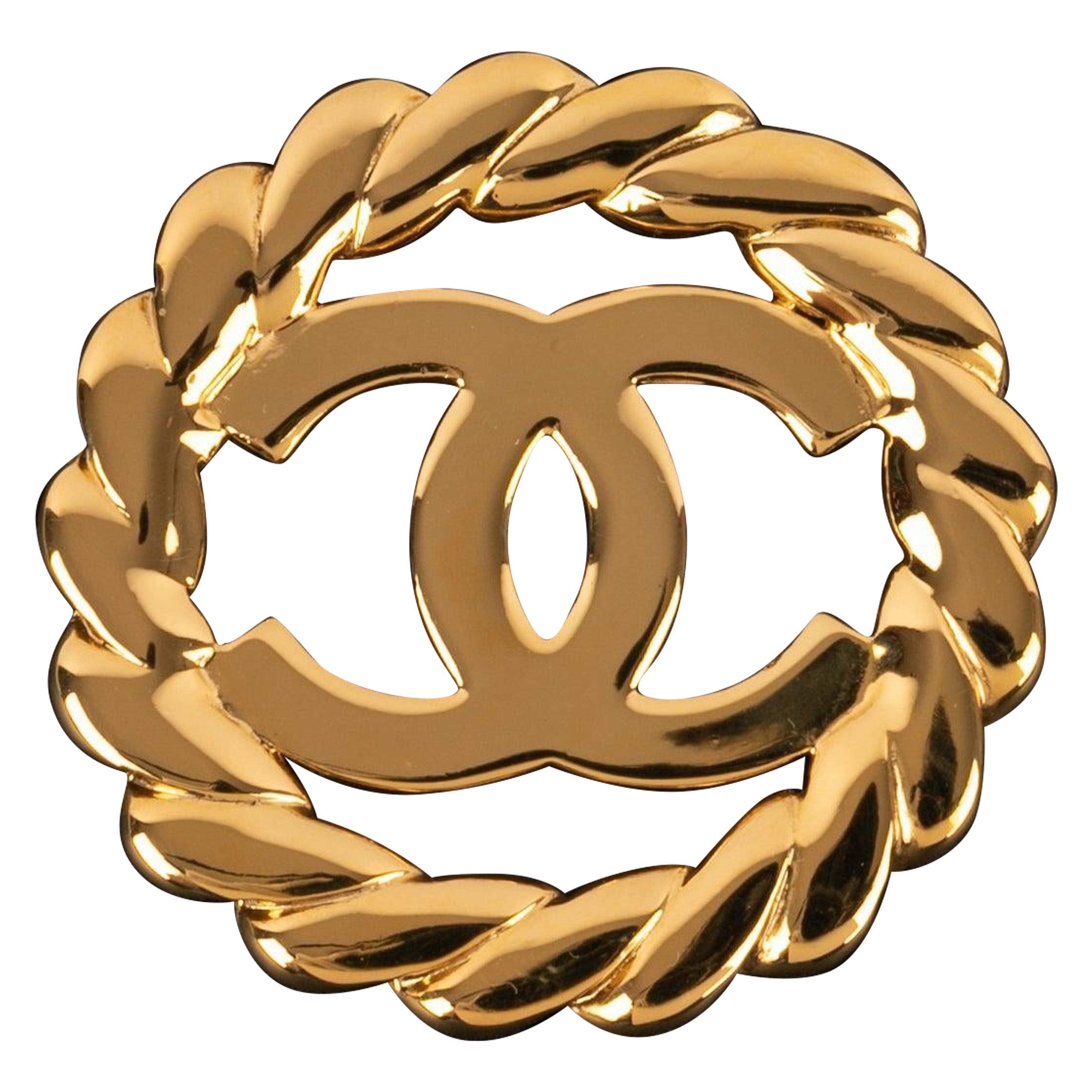 Chanel Golden Metal Brooch