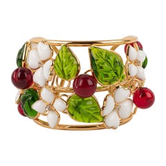 Augustine Flower Cuff Bracelet