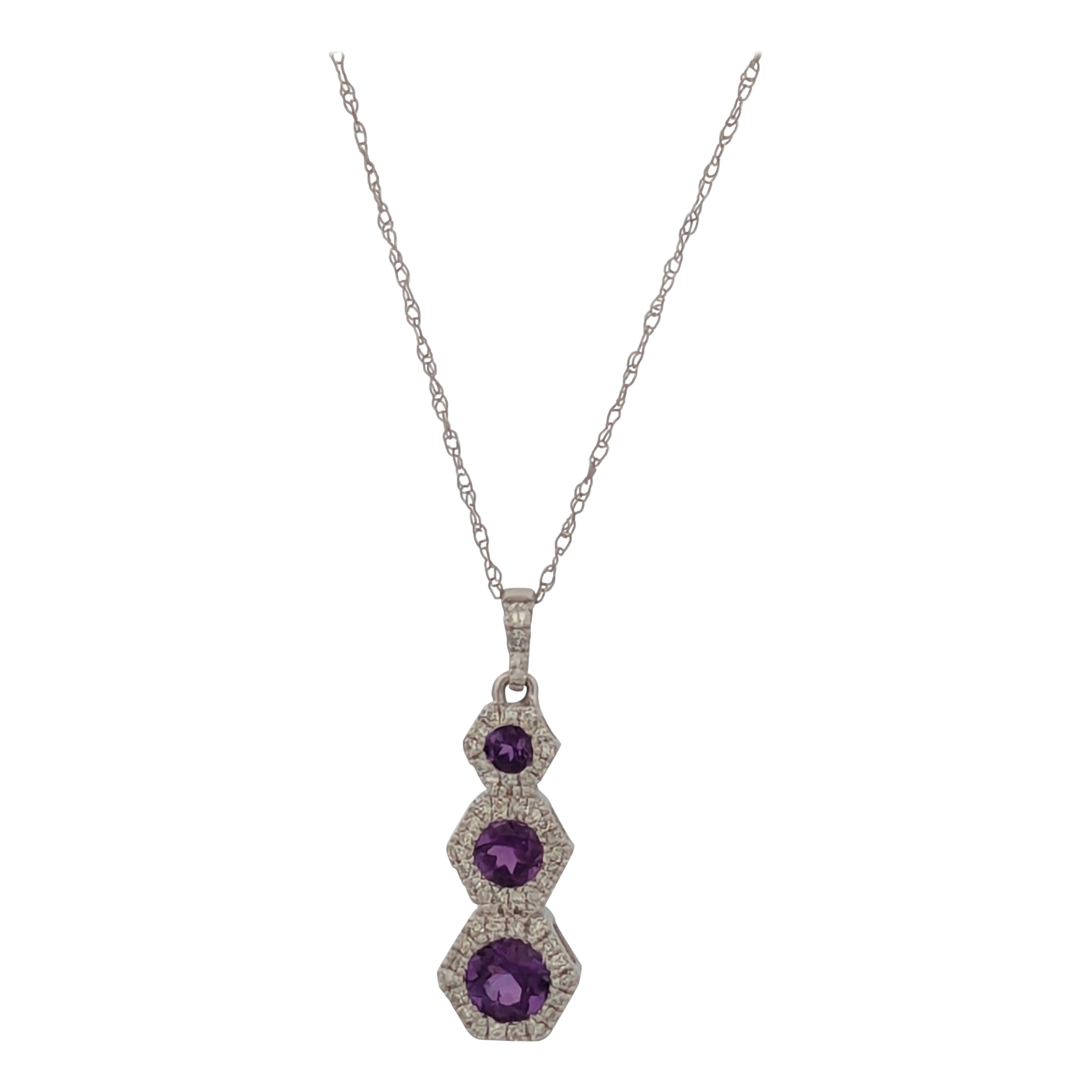 Matisse Necklace  10k White Gold Dainty Necklace