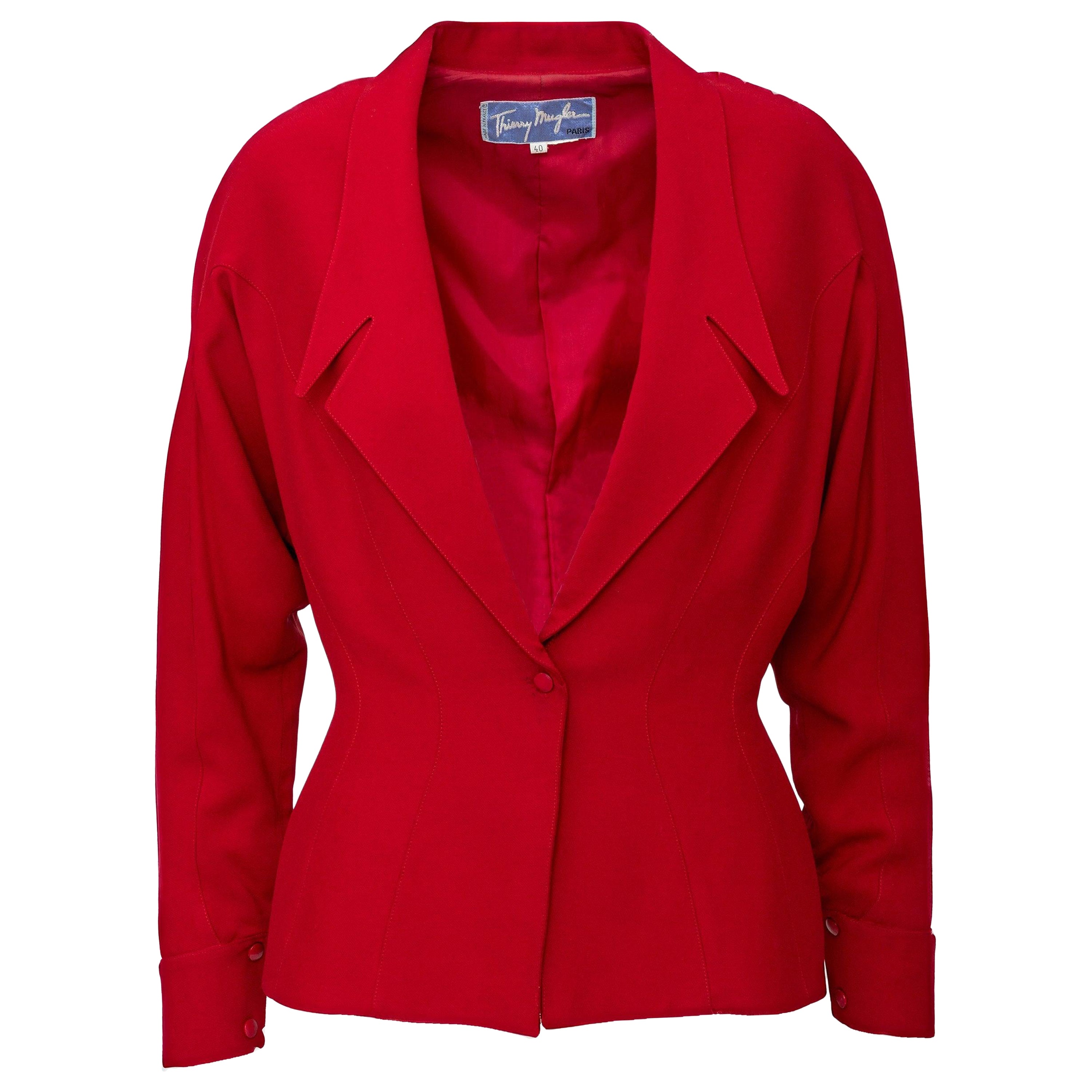 Thierry Mugler Vintage Jacket and Skirt Set - '80s For Sale