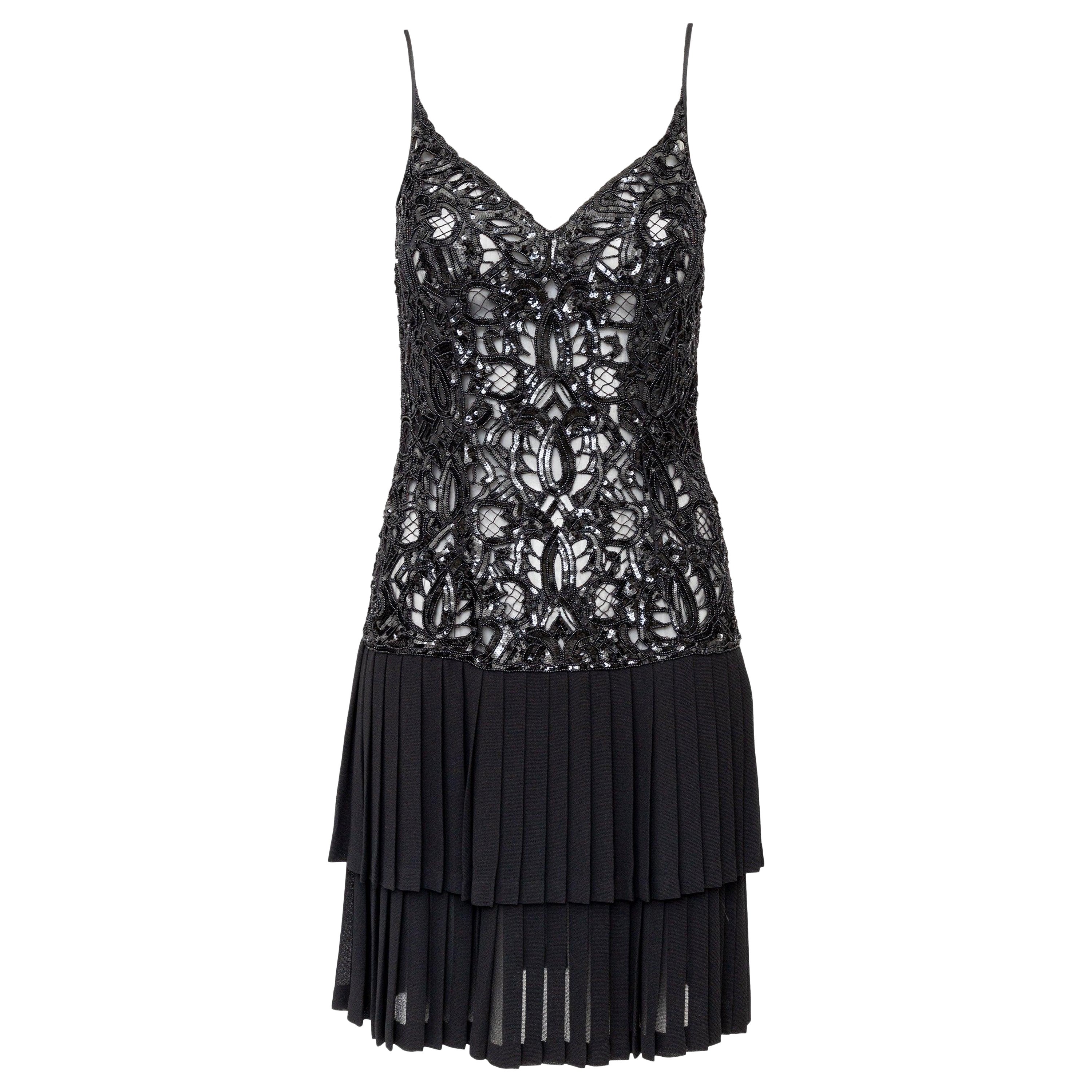 Valentino Night Beaded Dress - '90s For Sale
