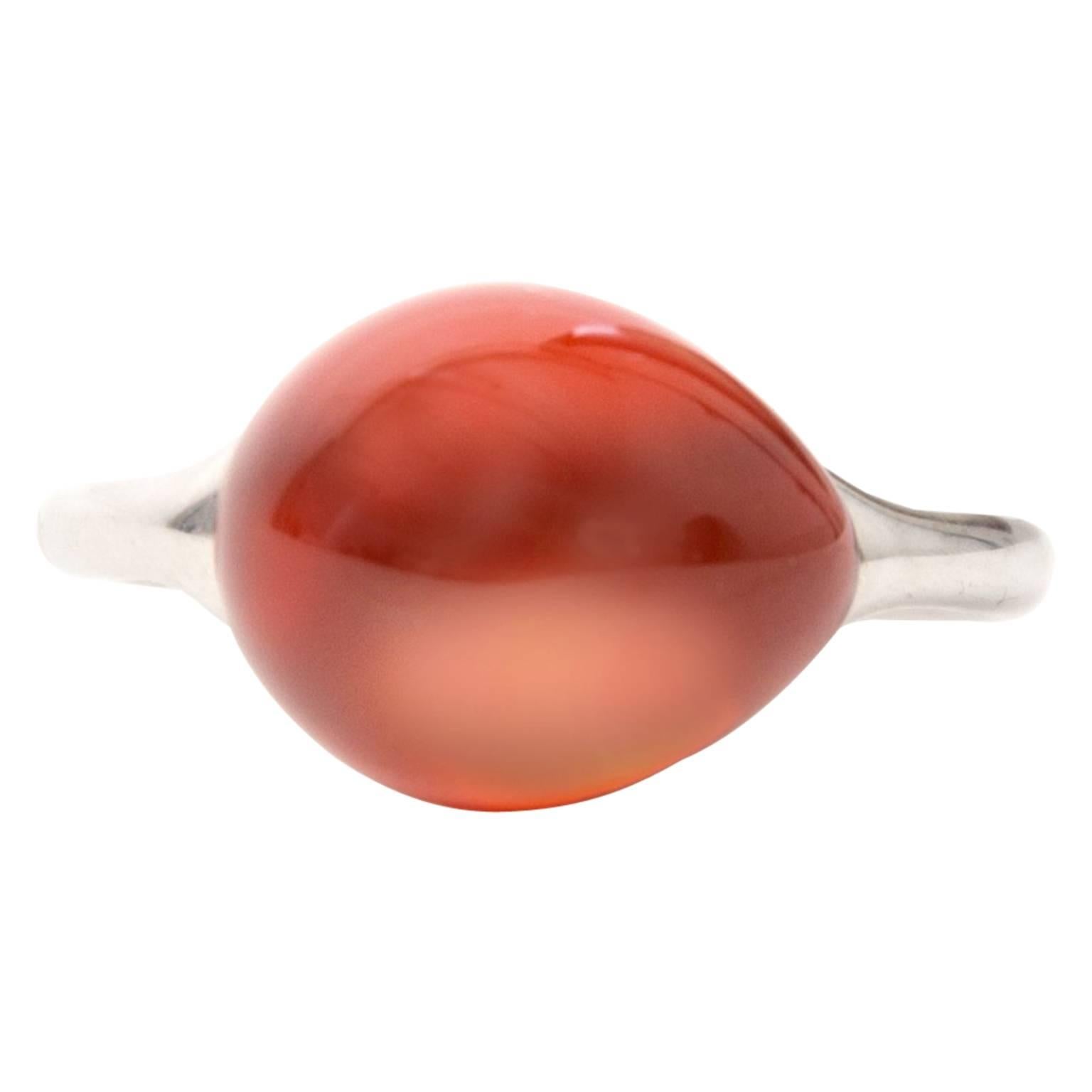 Pomellato Ring Rouge Passion Orange Sapphire