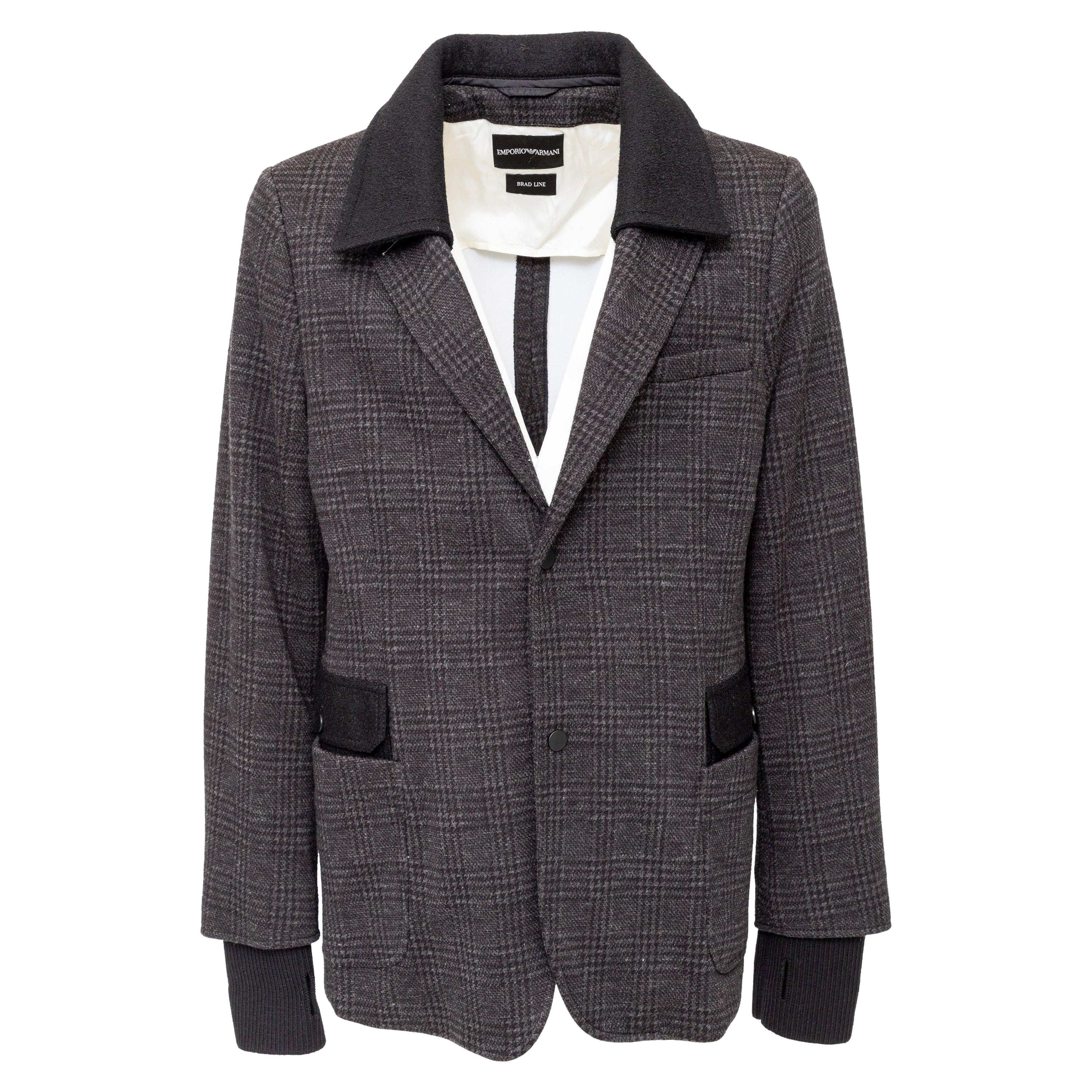 Emporio Armani Brad Line Wool Jacket - '10s For Sale