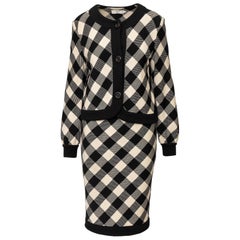 Valentino Studio Checkered Wool Set - '90s