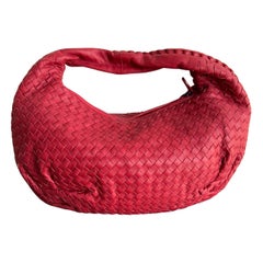Bottega Veneta Belly Hobo Intrecciato Red Medium 40cm