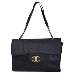 Chanel Vintage Lambskin Mademoiselle XXL Flap Bag