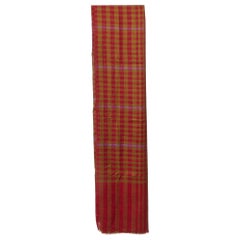 Etro - Écharpe en cachemire à carreaux rouges