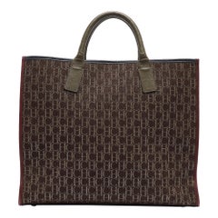 CH Carolina Herrera Multicolor Monogram Canvas Large Chic Shopping Tote