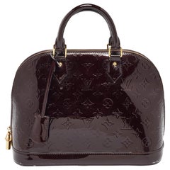 Louis Vuitton Amarante Monogram Vernis Alma PM Bag
