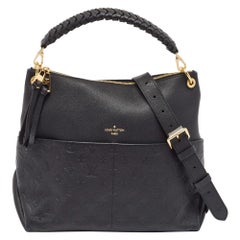 Louis Vuitton Black Monogram Empreinte Leather Maida Bag