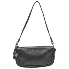 Bolso Clutch Étnico de Piel Negro Dior