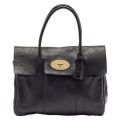 Mulberry Black Leather Bayswater Satchel