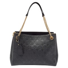 Louis Vuitton Black Monogram Empreinte Leather Surene MM Bag
