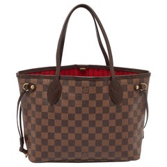 Louis Vuitton Damier Ebene Canvas Neverfull PM Bag