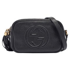 Gucci Black Leather Mini Soho Disco Shoulder Bag