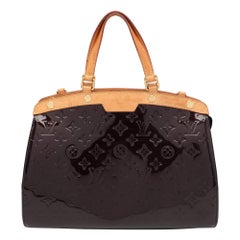 Louis Vuitton Amarante Monogram Vernis Brea MM Bag