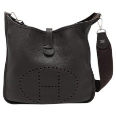 Hermes Brown Leather Evelyne III GM Bag