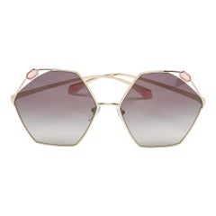 Lunettes de soleil Bvlgari Black Gradient 6160 Serpenti Hexagonal