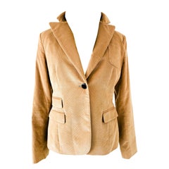 Altuzarra Vintage Corduroy Blazer in Light Brown
