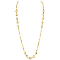Chanel Vintage '70s/'80s 36" Chain-link Crystal Necklace 4