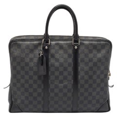 Louis Vuitton Damier Graphite Canvas Porte Documents Voyage GM Bag