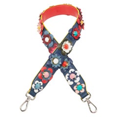 Fendi Multcolor Leather Flowerland Strap You Shoulder Bag Strap