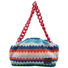 Missoni Multicolor Fabric Shoulder Bag